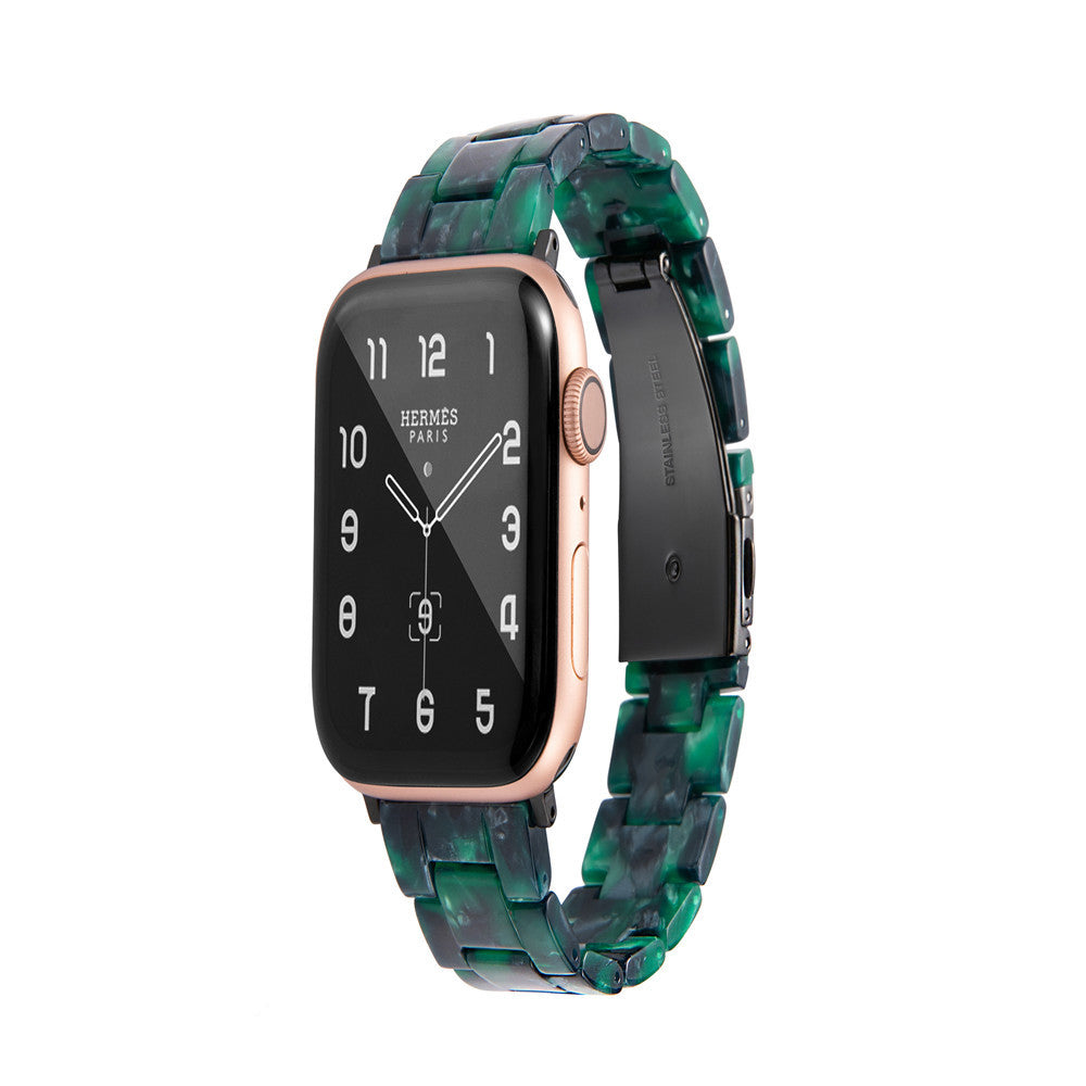 Applicable Apple iPhone Watch7 Smart Watch Band iWatch6543 Resin Strap Fashion Trend 1d0dd5-b6.myshopify.com