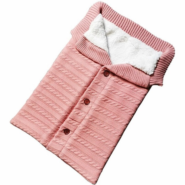 Baby Sleeping Bag Envelope Winter Kids Sleepsack Footmuff For Stroller Knitted Sleep Sack Newborn Swaddle Knit Wool Slaapzak 1d0dd5-b6.myshopify.com