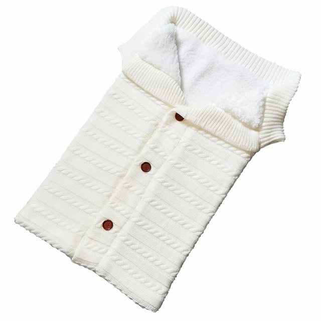 Baby Sleeping Bag Envelope Winter Kids Sleepsack Footmuff For Stroller Knitted Sleep Sack Newborn Swaddle Knit Wool Slaapzak 1d0dd5-b6.myshopify.com