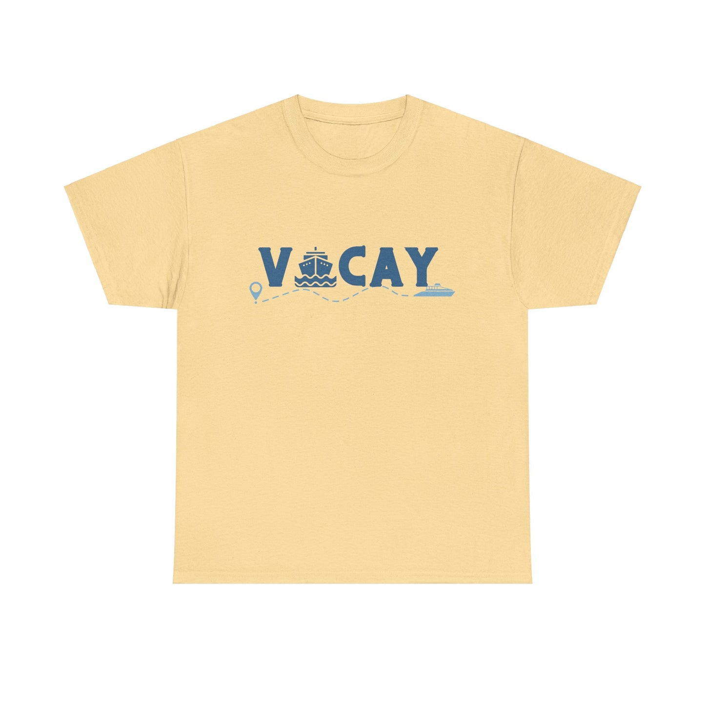 Vacay , Blue Cruise Ship Unisex T-shirt 1d0dd5-b6.myshopify.com