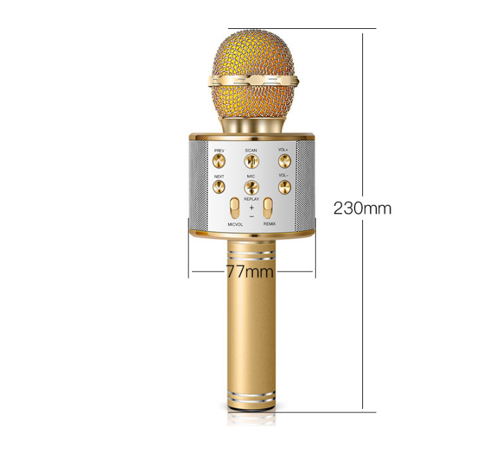 Wireless Microphone Portable Bluetooth Mini Home Ktv For Music Playing Singing Speaker Player