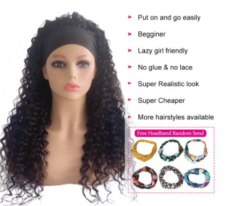 Hair Band Wig Ladies Chemical Fiber Wig 1d0dd5-b6.myshopify.com