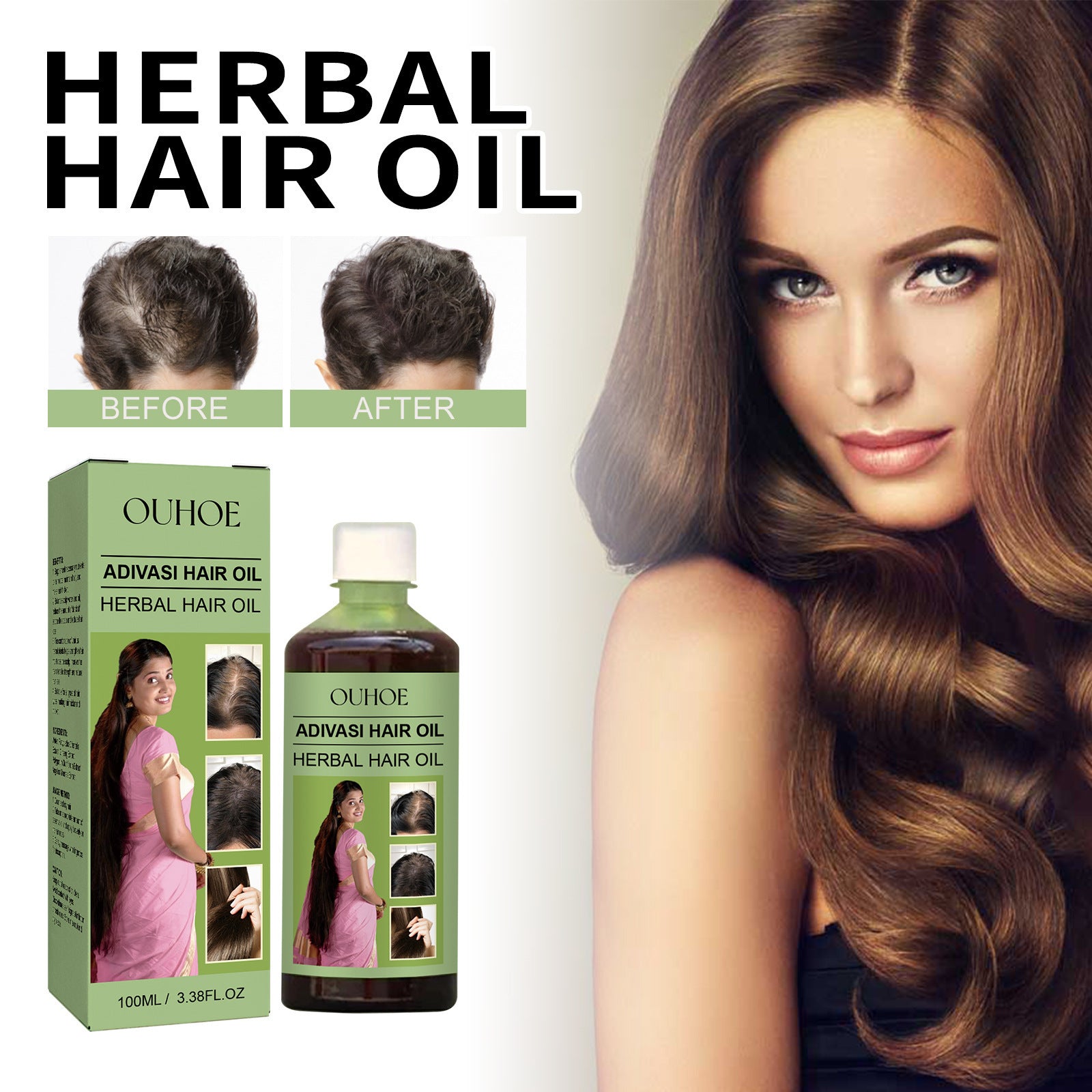 Herbal Dense Hair Oil Solid Anti-drop Strong Scalp Repair Soft And Smooth 1d0dd5-b6.myshopify.com