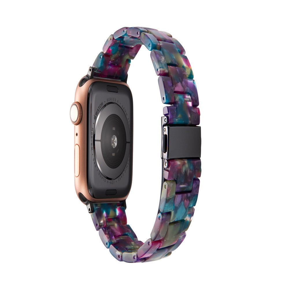 Applicable Apple iPhone Watch7 Smart Watch Band iWatch6543 Resin Strap Fashion Trend 1d0dd5-b6.myshopify.com