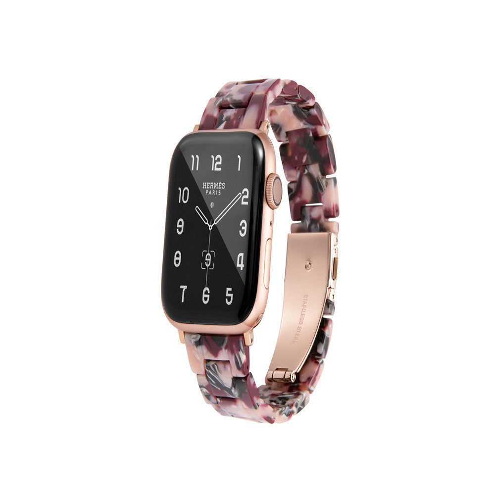 Applicable Apple iPhone Watch7 Smart Watch Band iWatch6543 Resin Strap Fashion Trend 1d0dd5-b6.myshopify.com