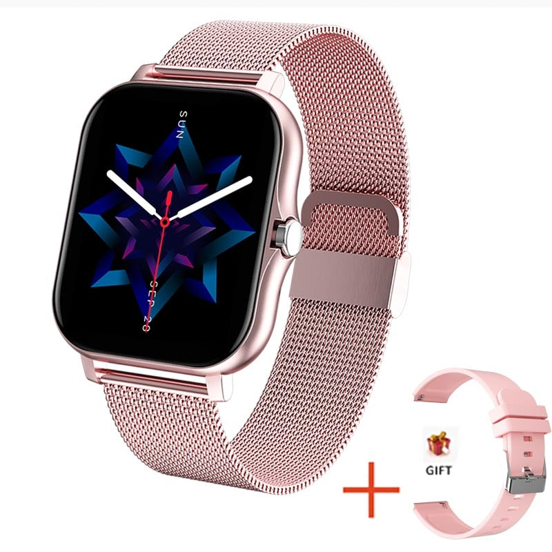 Women Smart watch Men 1.69" Color Screen Full touch Fitness Tracker Bluetooth Call Smart Clock Ladies Smart Watch Women 1d0dd5-b6.myshopify.com