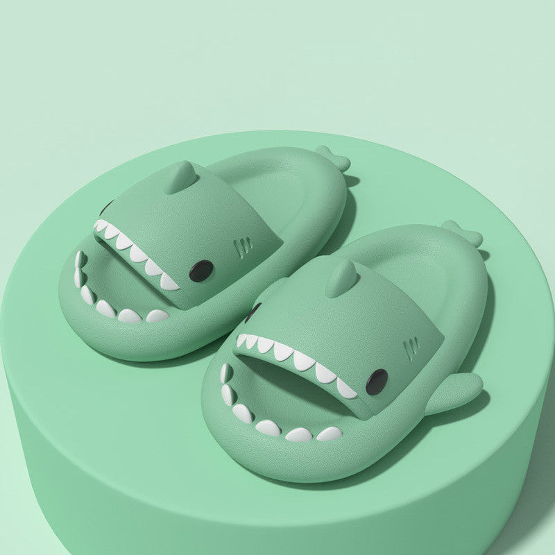 Adult's Slippers Indoor Outdoor Funny Shark Cartoon 1d0dd5-b6.myshopify.com