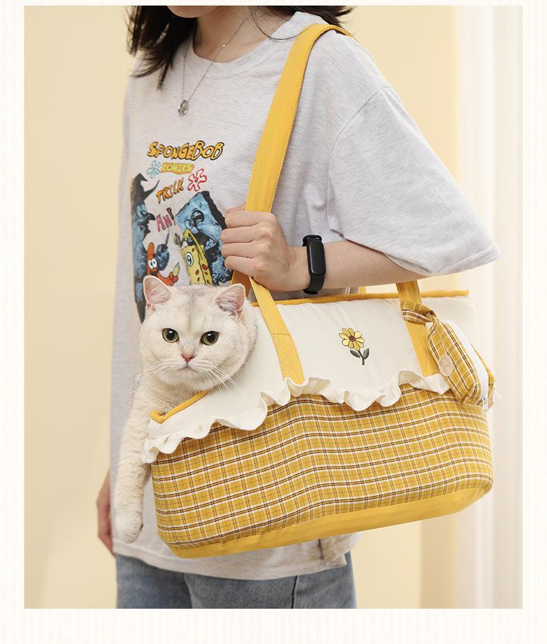 Shoulder Cat Bag Warm Portable Small Dog Satchel Pet Products