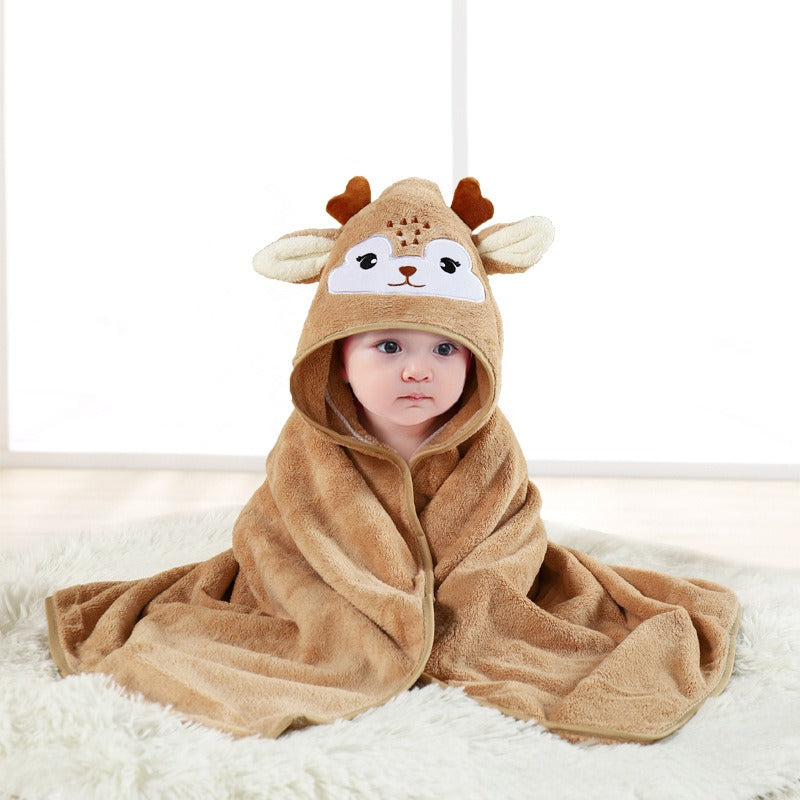 wholesale child baby cartoon animal face elephant hooded towel newborn 1d0dd5-b6.myshopify.com