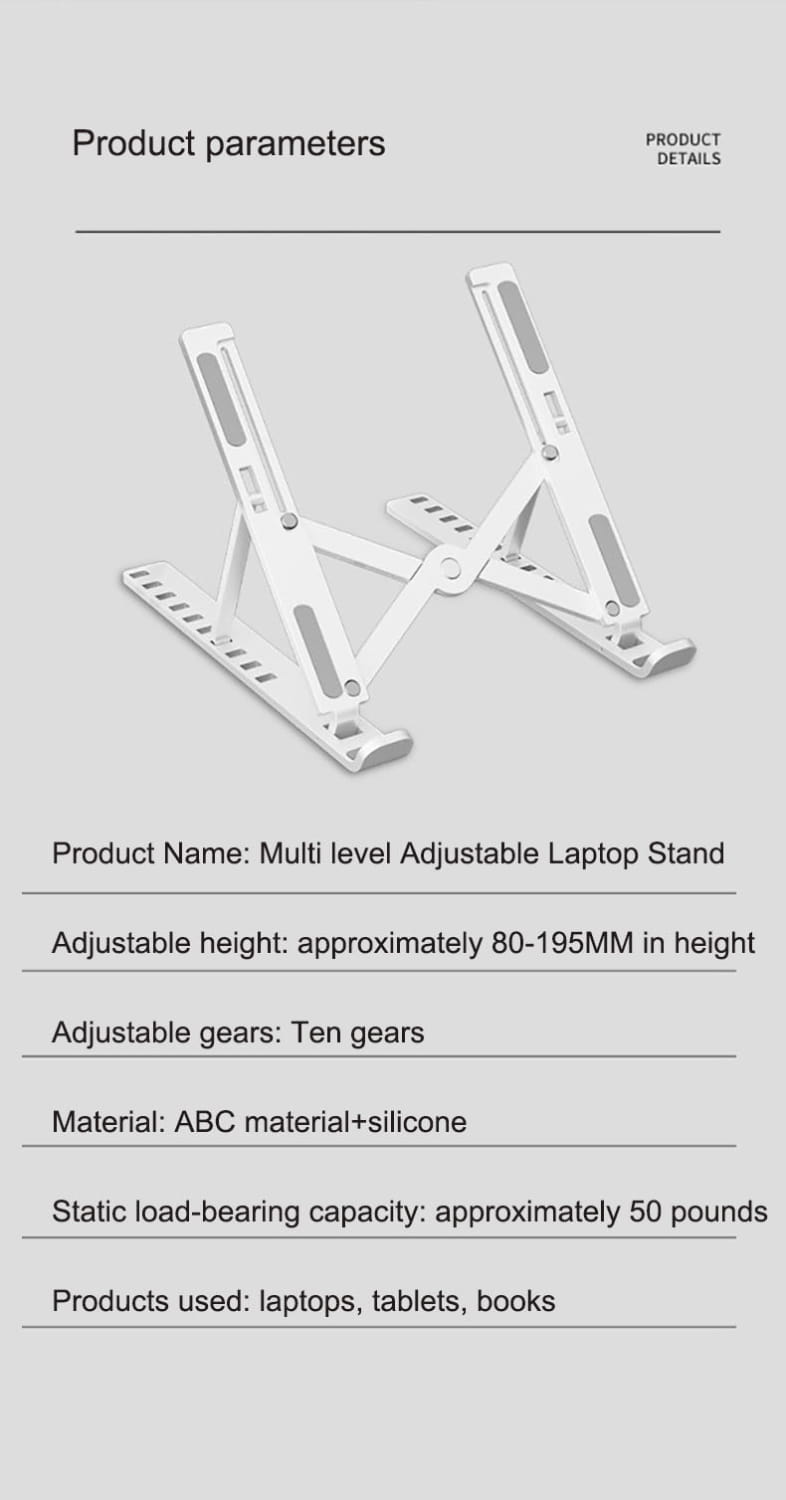 Laptop stand N3 folding lifting and cooling base desktop tablet portable stand