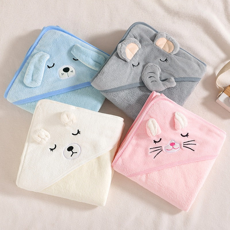 wholesale child baby cartoon animal face elephant hooded towel newborn 1d0dd5-b6.myshopify.com