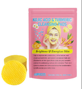 Turmeric Cleansing Pad Compressed Turmeric Kojic Acid