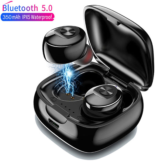 XG12  Wireless Headphones 5.0 True Bluetooth Earbuds IPX5 Waterproof Sports Earpiece 3D Stereo Sound Earphones with Charging Box 1d0dd5-b6.myshopify.com