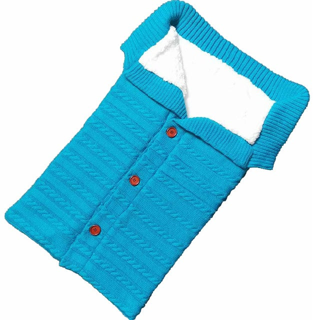 Baby Sleeping Bag Envelope Winter Kids Sleepsack Footmuff For Stroller Knitted Sleep Sack Newborn Swaddle Knit Wool Slaapzak 1d0dd5-b6.myshopify.com