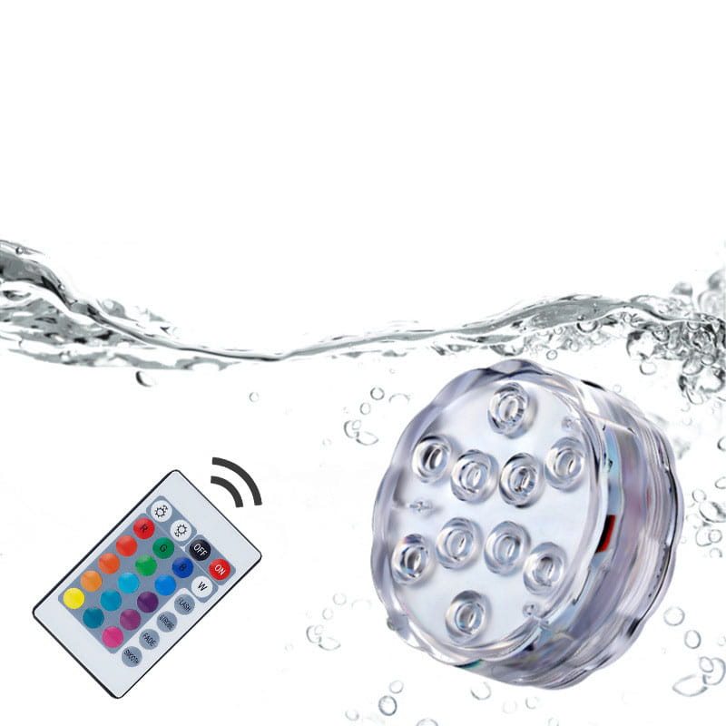 LED Remote Control Diving Light Waterproof Candle Light