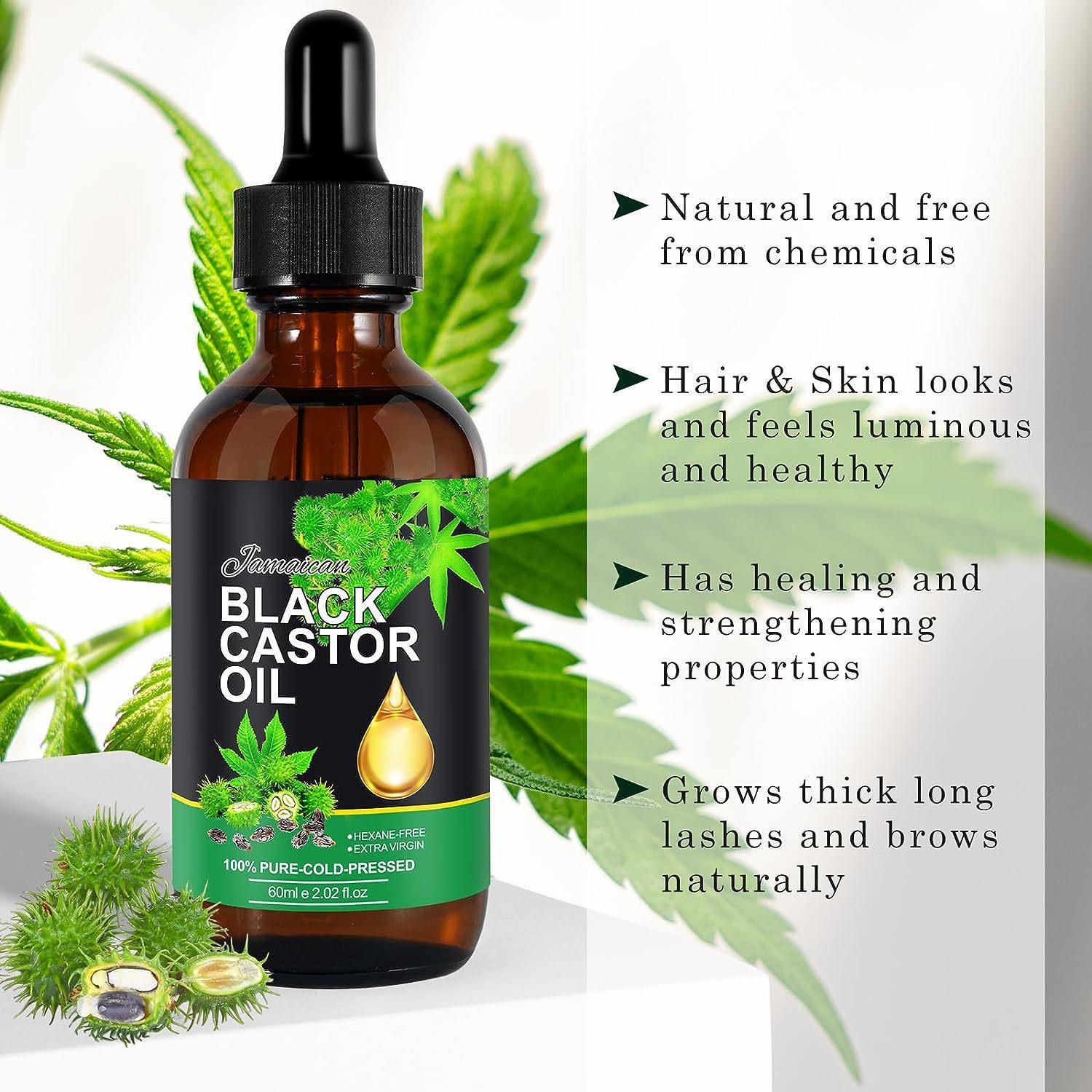 Black Castor Oil Massage Oil Hair Care Essential Oil Cross-border 1d0dd5-b6.myshopify.com