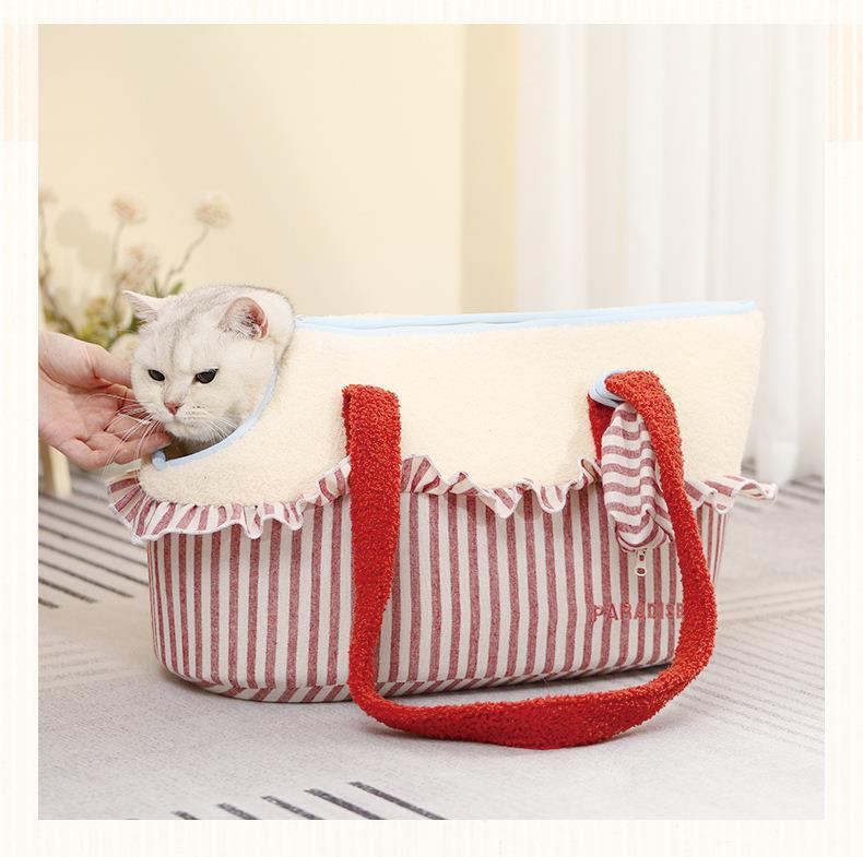 Shoulder Cat Bag Warm Portable Small Dog Satchel Pet Products