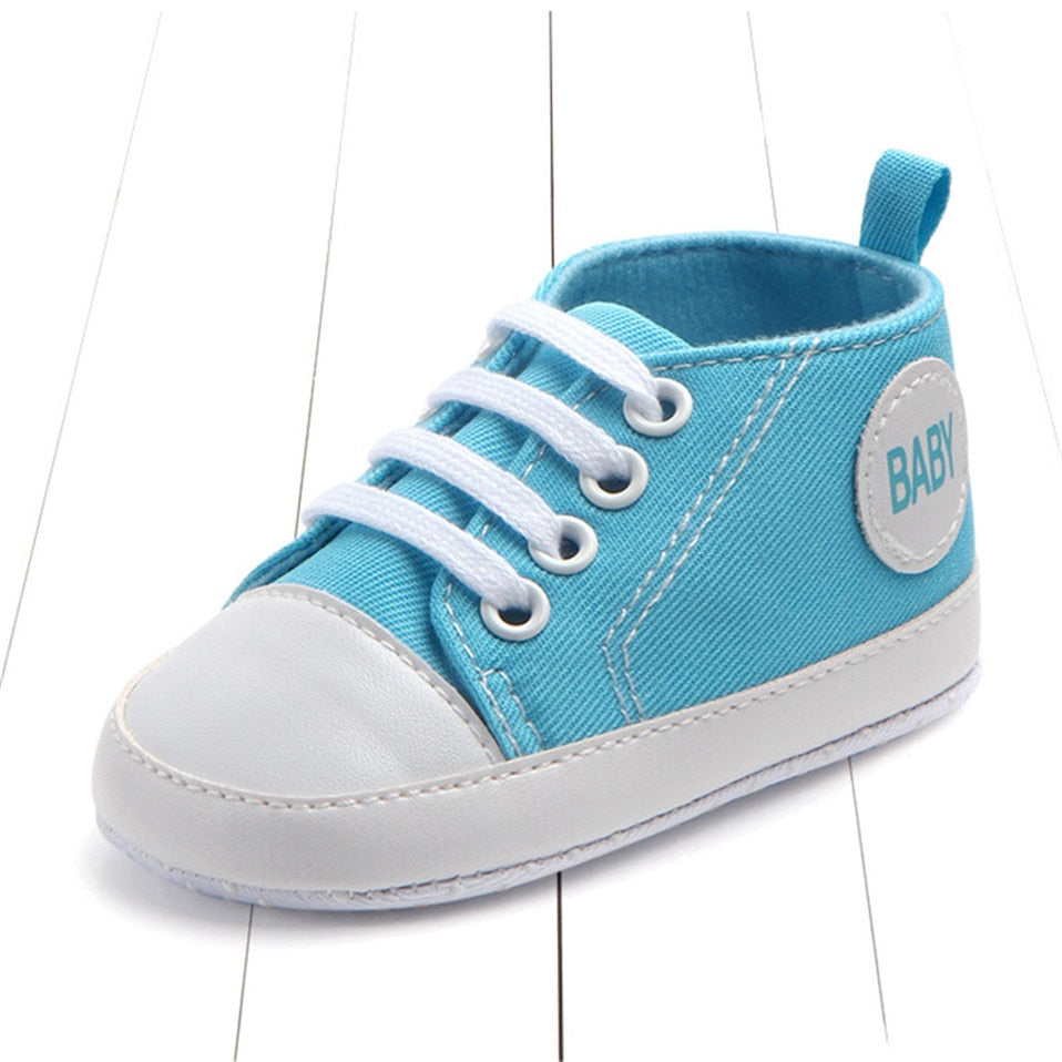 Baby Shoes Boy Girl Star Solid Sneaker Cotton Soft Anti-Slip Sole Newborn Infant First Walkers Toddler Casual Canvas Crib Shoes 1d0dd5-b6.myshopify.com