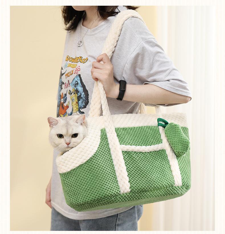 Shoulder Cat Bag Warm Portable Small Dog Satchel Pet Products