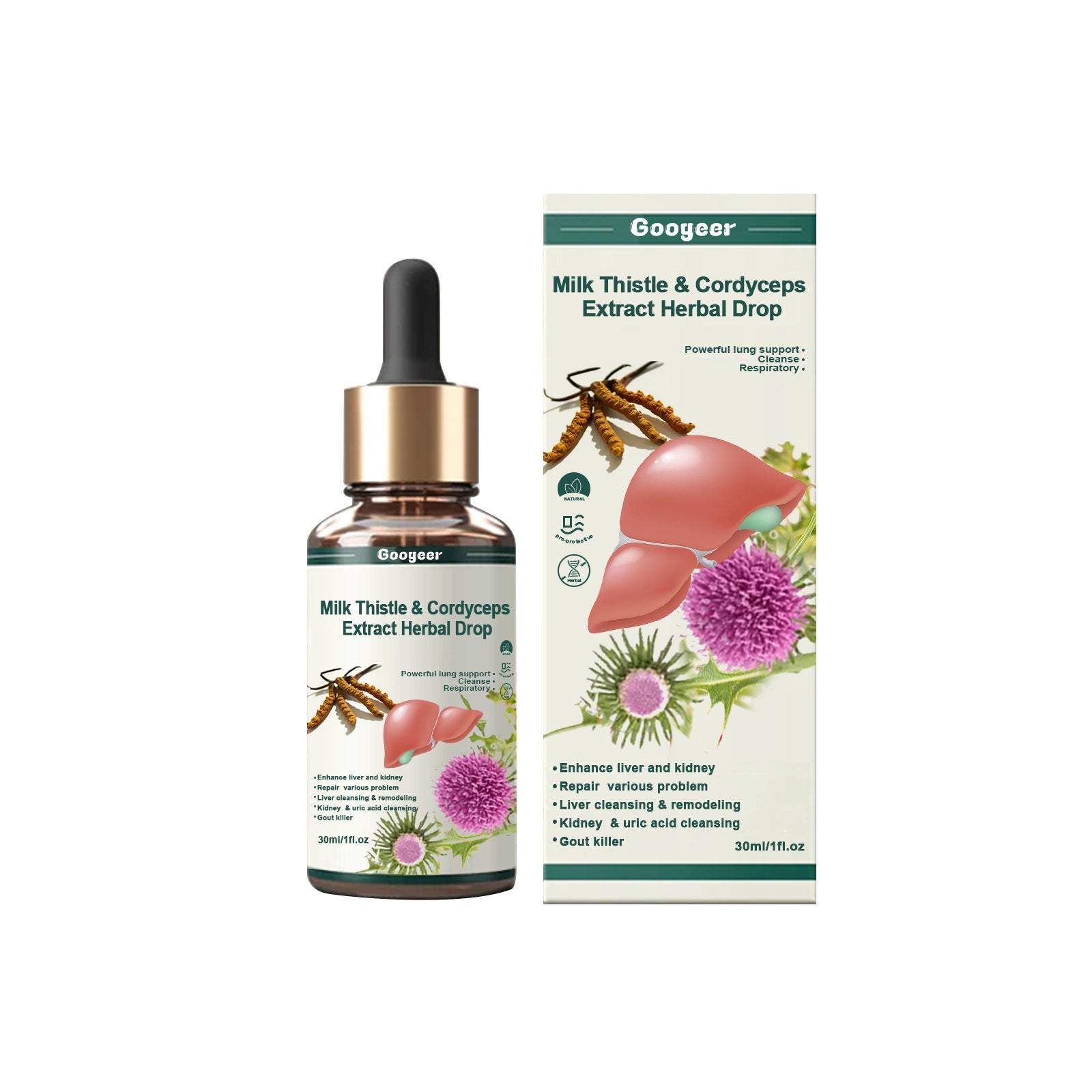 Milk Thistle Cordyceps Sinensis Drops Relieve Body Fatigue Care Essential Oil 1d0dd5-b6.myshopify.com