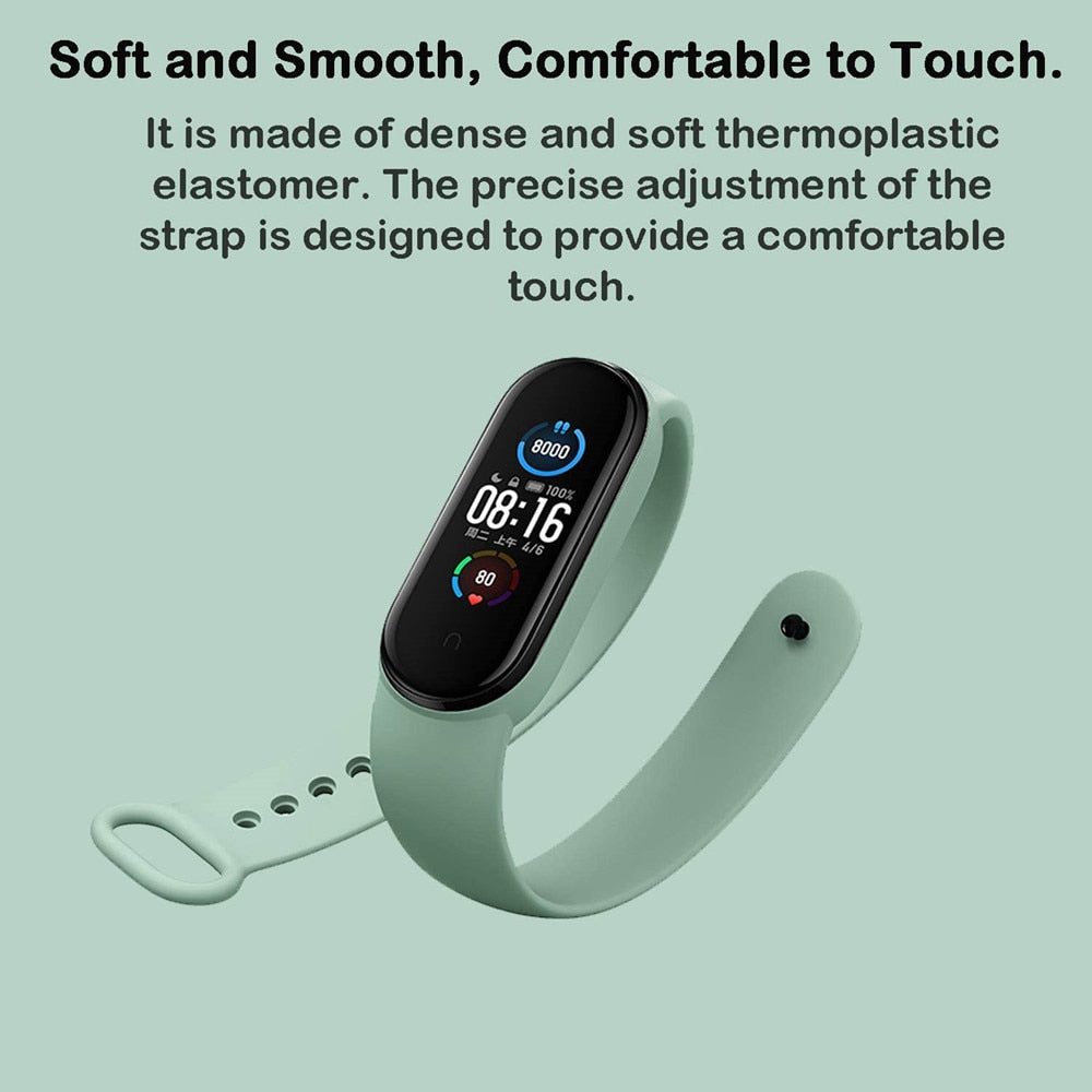 Strap for Xiaomi Mi Band 7 6 5 4 3 Sport Bracelet Watch Silicone Wrist Strap For Xiaomi Mi Band 7 3 4 5 bracelet Mi Band 7 Strap 1d0dd5-b6.myshopify.com