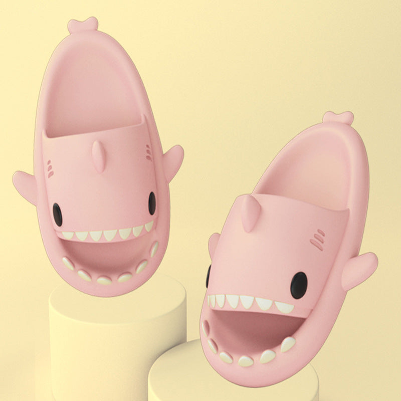 Adult's Slippers Indoor Outdoor Funny Shark Cartoon 1d0dd5-b6.myshopify.com