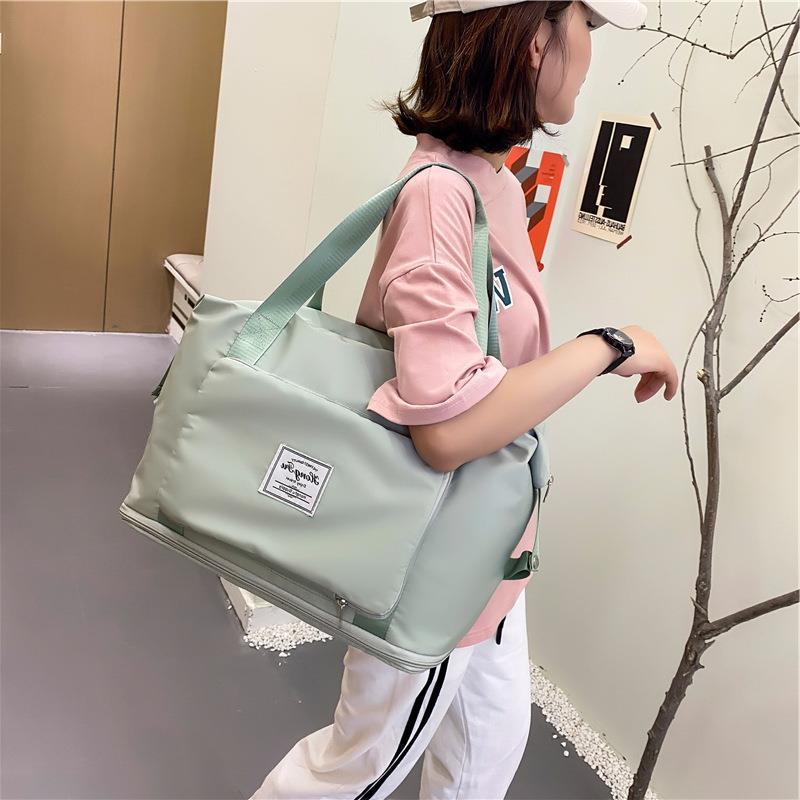 Foldable Storage Travel Bag Waterproof Large Capacity Gym Fitness Bag Weekender Overnight For Women 1d0dd5-b6.myshopify.com