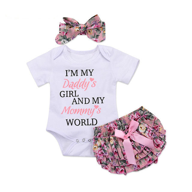 Wisefin Newborn Baby Girl Clothing Set Summer Baby Bodysuits+Floral PP Shorts+Headband Infant Outfits Cute Toddler Girl Clothes 1d0dd5-b6.myshopify.com