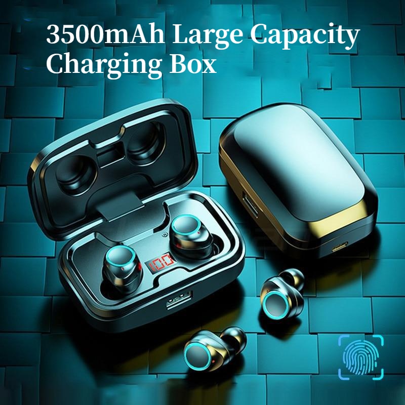 TWS-X10 Bluetooth Headset HIFI Stereo Active Noise Reduction 3500mAh Charging Box Sports Waterproof With Mic Wireless Earphones 1d0dd5-b6.myshopify.com