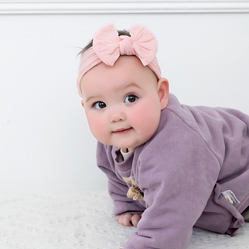 Children's Jacquard Headband Elastic Nylon Girls Hair Accessories Bow Headband European and American Baby Headbands 1d0dd5-b6.myshopify.com