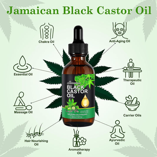 Black Castor Oil Massage Oil Hair Care Essential Oil Cross-border 1d0dd5-b6.myshopify.com