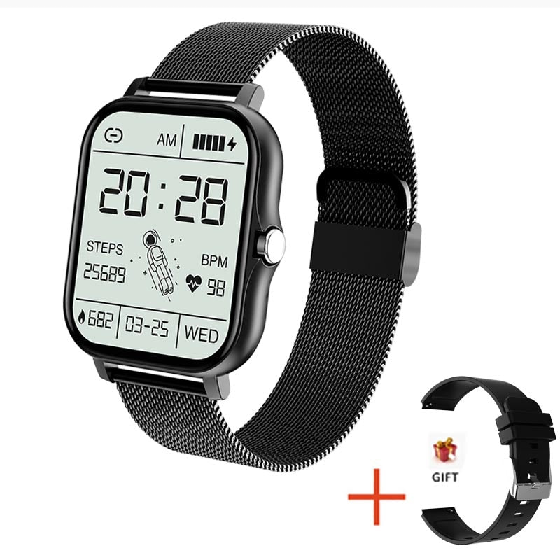 Women Smart watch Men 1.69" Color Screen Full touch Fitness Tracker Bluetooth Call Smart Clock Ladies Smart Watch Women 1d0dd5-b6.myshopify.com