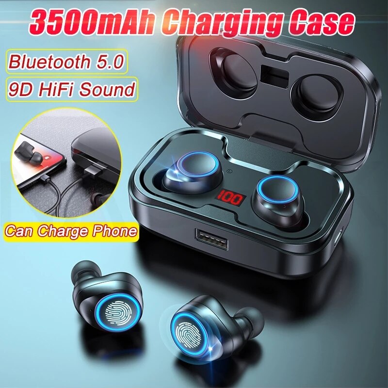 TWS-X10 Bluetooth Headset HIFI Stereo Active Noise Reduction 3500mAh Charging Box Sports Waterproof With Mic Wireless Earphones 1d0dd5-b6.myshopify.com