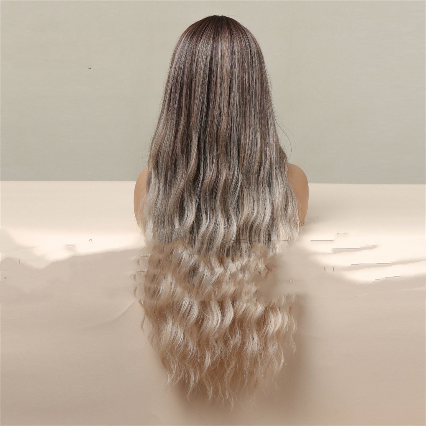 Medium Brown Gradient Blonde Women's Long Curly Hair 1d0dd5-b6.myshopify.com