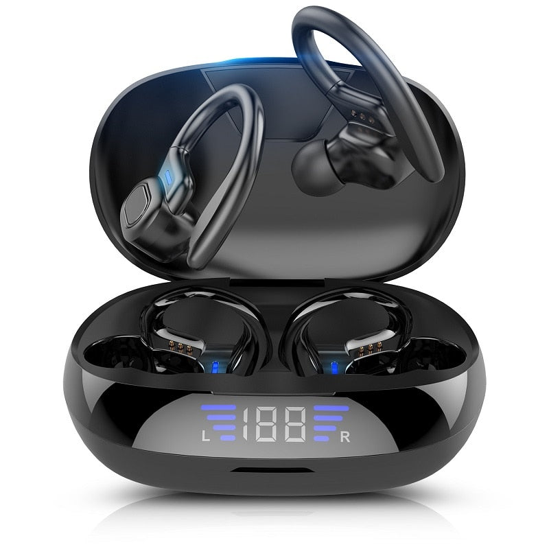 TWS  VV2  Bluetooth Earphones With Microphones Sport Ear Hook LED Display Wireless Headphones HiFi Stereo Earbuds Waterproof Headsets 1d0dd5-b6.myshopify.com