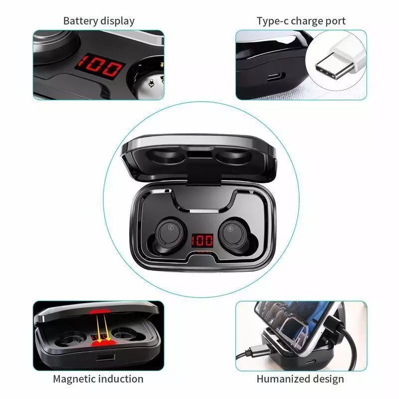 TWS-X10 Bluetooth Headset HIFI Stereo Active Noise Reduction 3500mAh Charging Box Sports Waterproof With Mic Wireless Earphones 1d0dd5-b6.myshopify.com