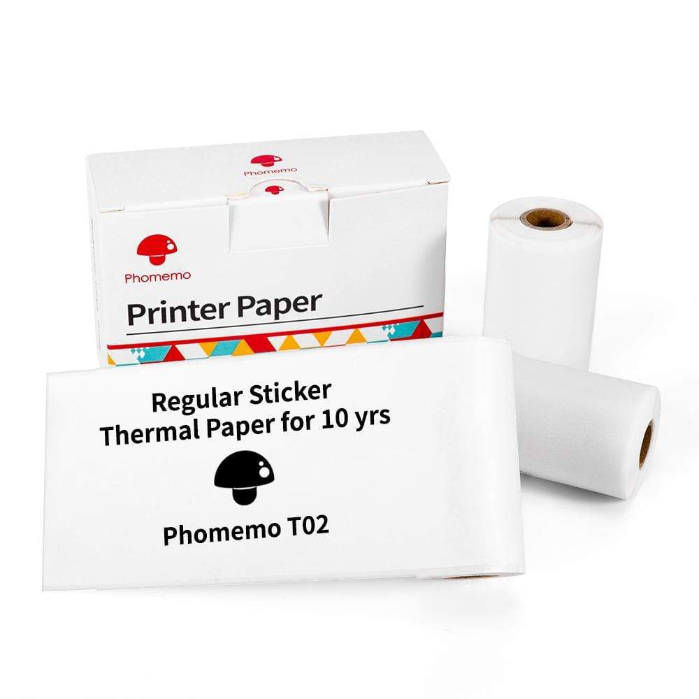 Phomemo Portable Mini Thermal Printer T02 Mini Pocket Label Printer DIY Self-adhesive Sticker Label Machine Various Label Paper 1d0dd5-b6.myshopify.com