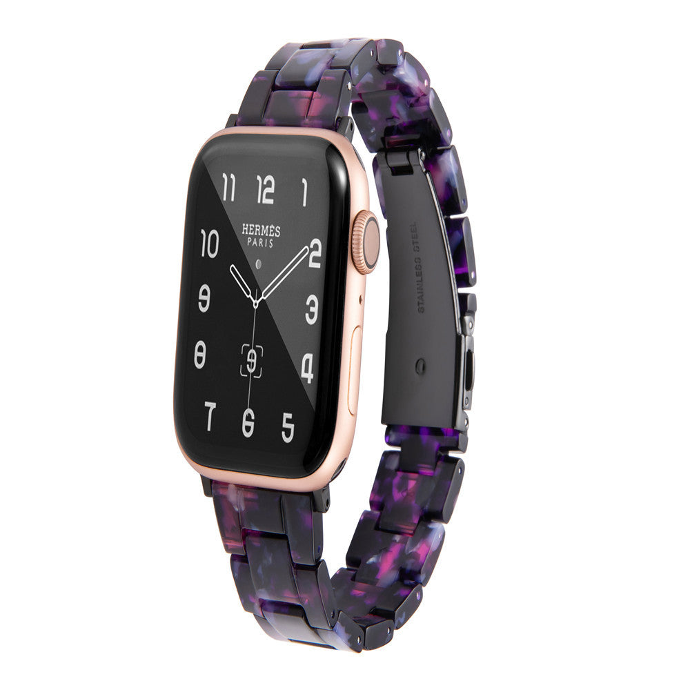 Applicable Apple iPhone Watch7 Smart Watch Band iWatch6543 Resin Strap Fashion Trend 1d0dd5-b6.myshopify.com