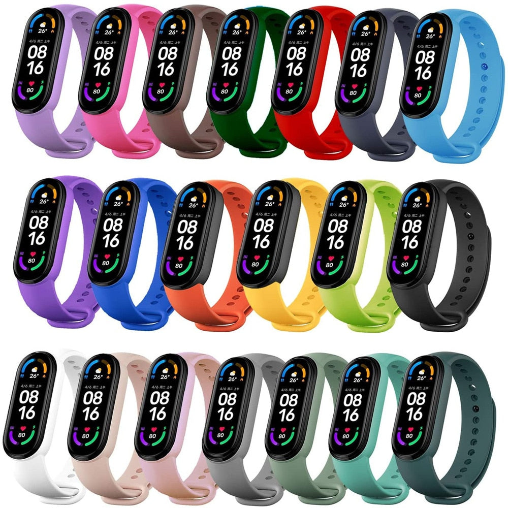 Strap for Xiaomi Mi Band 7 6 5 4 3 Sport Bracelet Watch Silicone Wrist Strap For Xiaomi Mi Band 7 3 4 5 bracelet Mi Band 7 Strap 1d0dd5-b6.myshopify.com