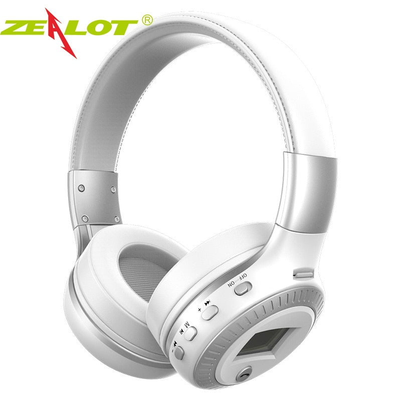 ZEALOT B19 Wireless Headphones with fm Radio Bluetooth Headset Stereo Earphone with Microphone 1d0dd5-b6.myshopify.com