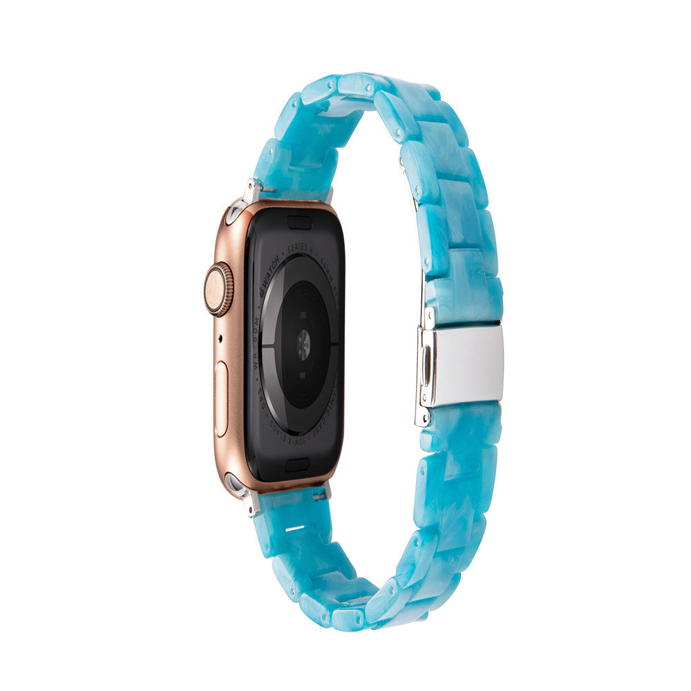 Applicable Apple iPhone Watch7 Smart Watch Band iWatch6543 Resin Strap Fashion Trend 1d0dd5-b6.myshopify.com