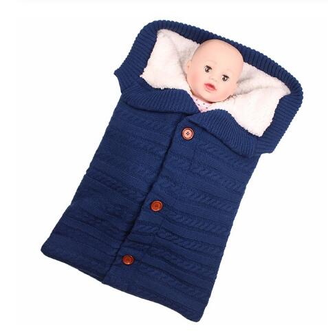 Baby Sleeping Bag Envelope Winter Kids Sleepsack Footmuff For Stroller Knitted Sleep Sack Newborn Swaddle Knit Wool Slaapzak 1d0dd5-b6.myshopify.com