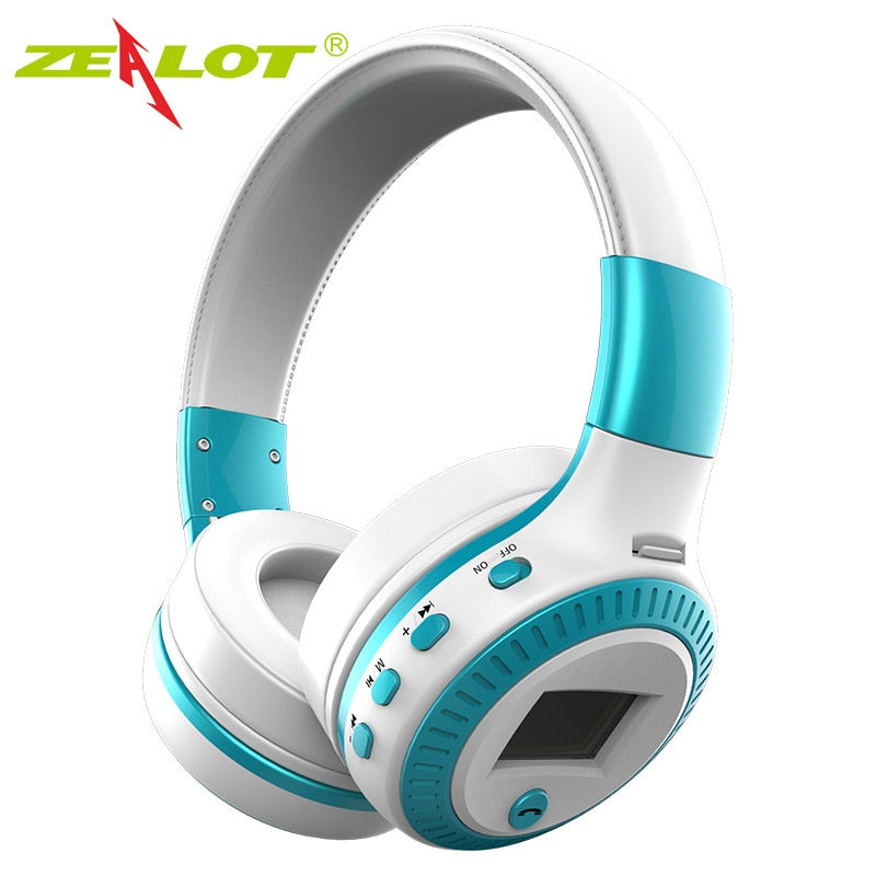 ZEALOT B19 Wireless Headphones with fm Radio Bluetooth Headset Stereo Earphone with Microphone 1d0dd5-b6.myshopify.com