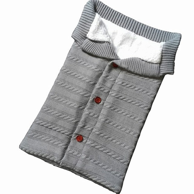 Baby Sleeping Bag Envelope Winter Kids Sleepsack Footmuff For Stroller Knitted Sleep Sack Newborn Swaddle Knit Wool Slaapzak 1d0dd5-b6.myshopify.com