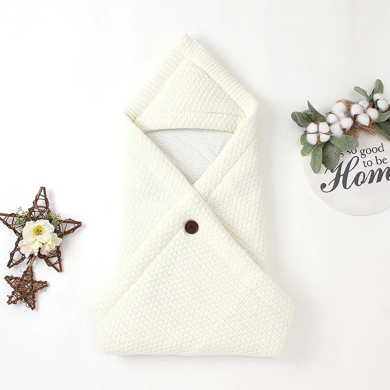 Winter Baby Sleeping Bags Warm Infant Envelopes Stroller Knitted Cocoon for Newborns Bebes Swaddle Wrapper Sleep Sack Schlafsack 1d0dd5-b6.myshopify.com