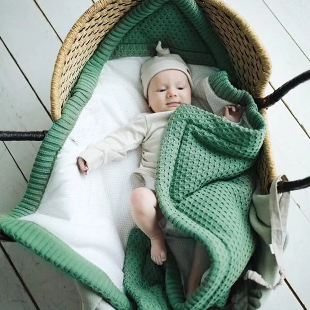 Winter Baby Sleeping Bags Warm Infant Envelopes Stroller Knitted Cocoon for Newborns Bebes Swaddle Wrapper Sleep Sack Schlafsack 1d0dd5-b6.myshopify.com