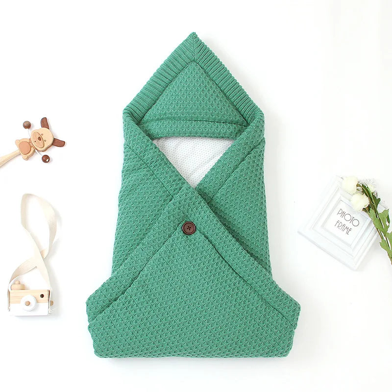 Winter Baby Sleeping Bags Warm Infant Envelopes Stroller Knitted Cocoon for Newborns Bebes Swaddle Wrapper Sleep Sack Schlafsack 1d0dd5-b6.myshopify.com