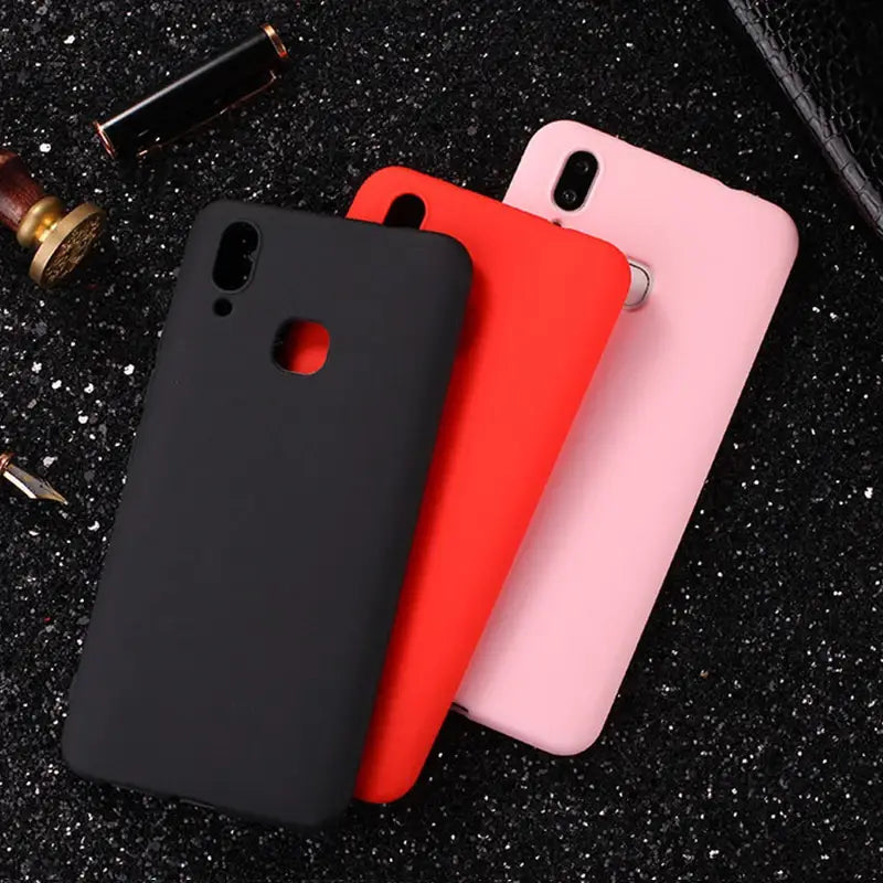 Ultra Thin Matte TPU Case For VIVO V9 Y85 Luxury Business Candy Soft TPU Phone Back Cover Coques Y85 V 9 Protective Fundas Capas (3)