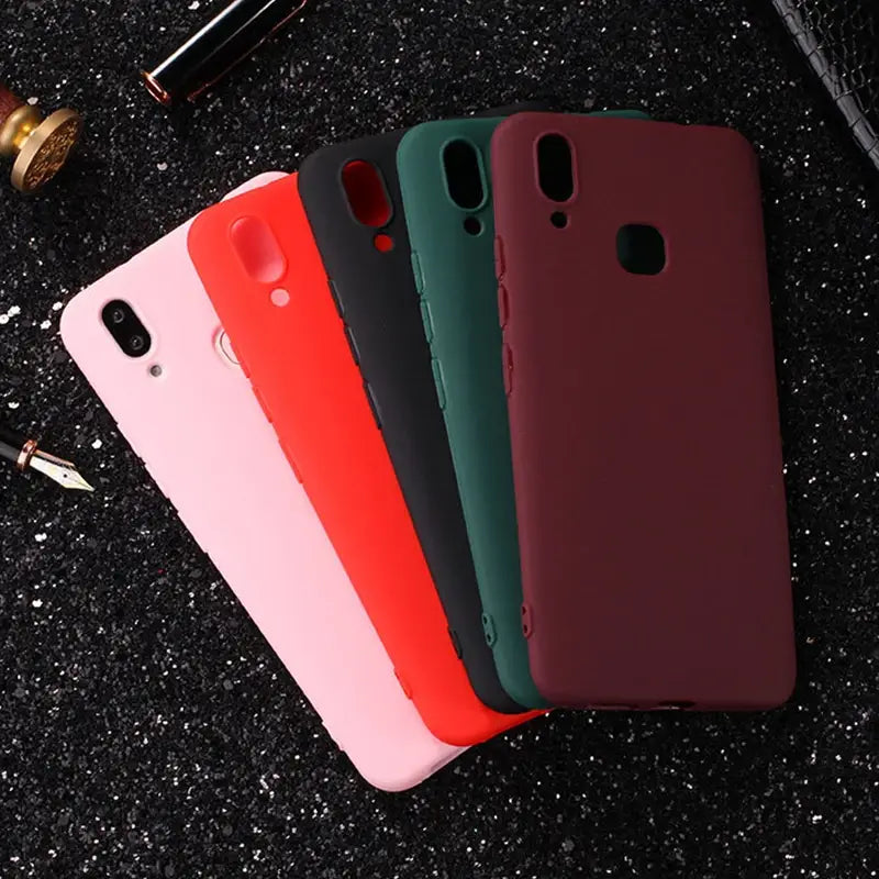 Ultra Thin Matte TPU Case For VIVO V9 Y85 Luxury Business Candy Soft TPU Phone Back Cover Coques Y85 V 9 Protective Fundas Capas (4)