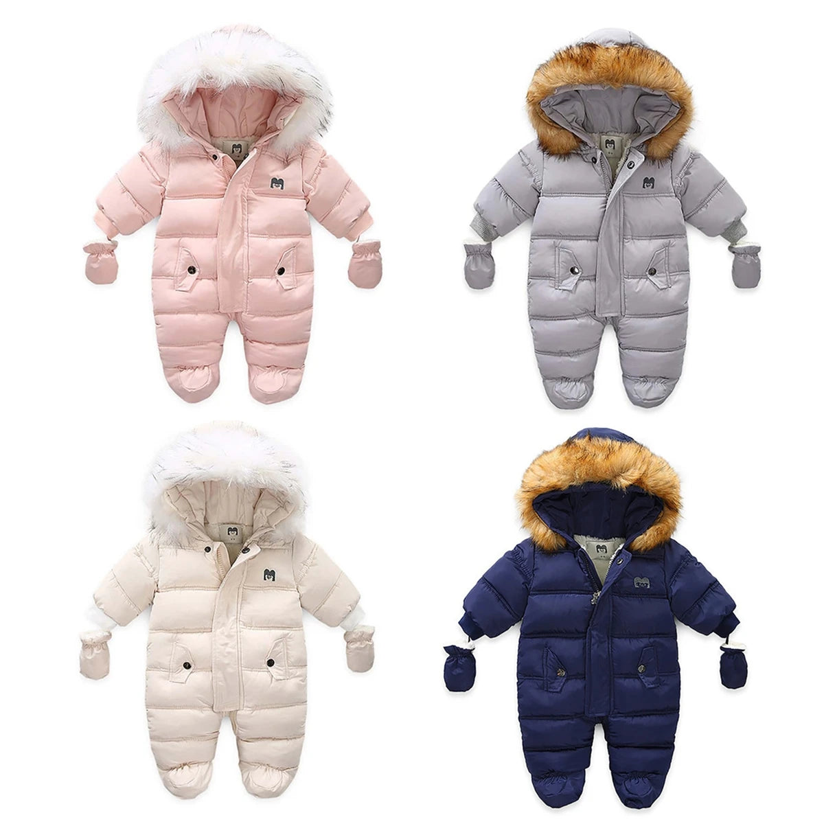 Winter Children Clothing Set Baby Boy Girl Clothes Warm Down Jacket Coat Jumpsuit Snowsuit Kids Parka Real Fur Overalls Overcoat 1d0dd5-b6.myshopify.com